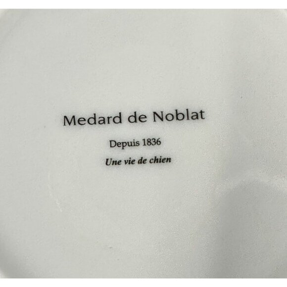 MEDARD DE NOBLAT UNE VIE DE CHIEN Basset Hound Mugs Cups 8 oz Set of 2 Limoges - Picture 7 of 9